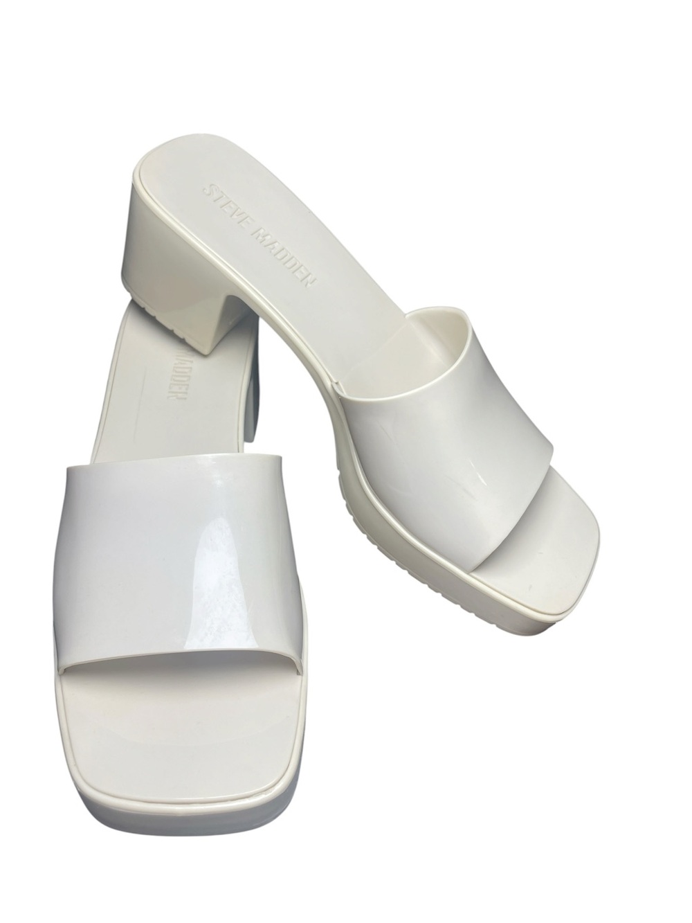 Steve Madden Harlin Block Heel Sandal Mule 90s aesthetic